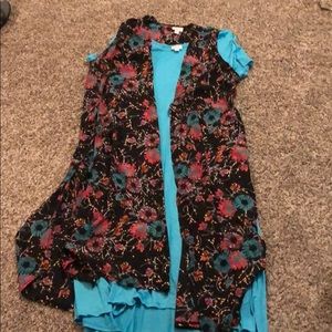 Lularoe Carly and long Vest
